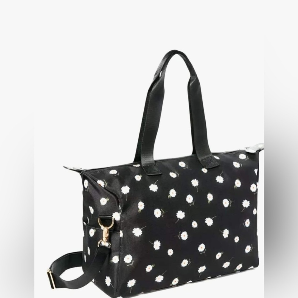 New NWT Alice + Olivia Daisy Print Duffle Bag